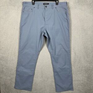 Bluffworks Ascender Men 40X32 Regular Fit Pants Chino Blue Straight Leg 5 Pocket